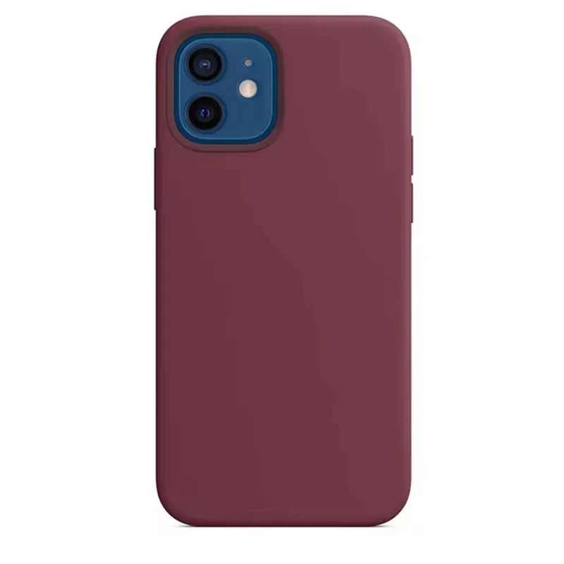 Original Liquid Silicone Phone Case for iPhone 15 16 14 Plus 13 12 11 Pro Max Soft Cases for iPhone 12 13 11 14 15 Full Cover