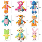 Cute Animals Plush Pet Toys for Small Dogs Squeaky Puppy Dog Chew Toy Clean Teeth mascotas Accessories Stuffed Shih Tzu Products