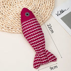 New pet toys, cat toys, linen fish pillows, self hi cat mint doll, pet supplies