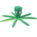 1PC Pet plush toys, cartoon stamps, fish skin shells, dog biting and sound-making toys, octopus, cat and dog products