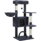 Cat Tree with Toy Cat Tower condo for Indoor Cats Cat House with Padded Plush Perch Cozy Hammock and Sisal Scratching Posts