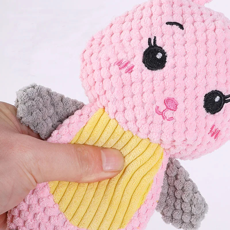 Cute Animals Plush Pet Toys for Small Dogs Squeaky Puppy Dog Chew Toy Clean Teeth mascotas Accessories Stuffed Shih Tzu Products