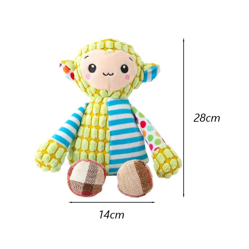 Cute Animals Plush Pet Toys for Small Dogs Squeaky Puppy Dog Chew Toy Clean Teeth mascotas Accessories Stuffed Shih Tzu Products