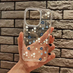 Aesthetic Floral Clear Phone Case for iPhone 17 Pro Max Cases iPhone 17 16 11 14 13 15 12 XS X XR 7 8 Plus 17 Air Acrylic Cover