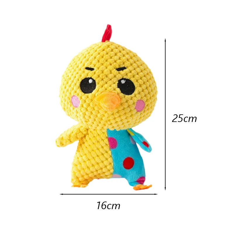 Cute Animals Plush Pet Toys for Small Dogs Squeaky Puppy Dog Chew Toy Clean Teeth mascotas Accessories Stuffed Shih Tzu Products