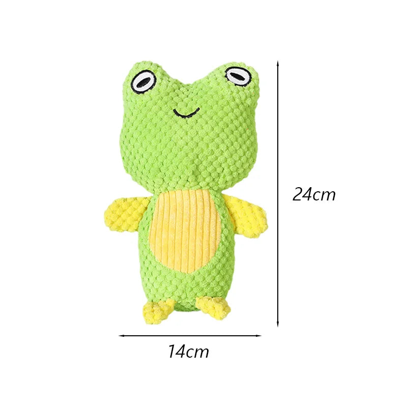 Cute Animals Plush Pet Toys for Small Dogs Squeaky Puppy Dog Chew Toy Clean Teeth mascotas Accessories Stuffed Shih Tzu Products