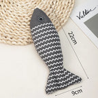 New pet toys, cat toys, linen fish pillows, self hi cat mint doll, pet supplies