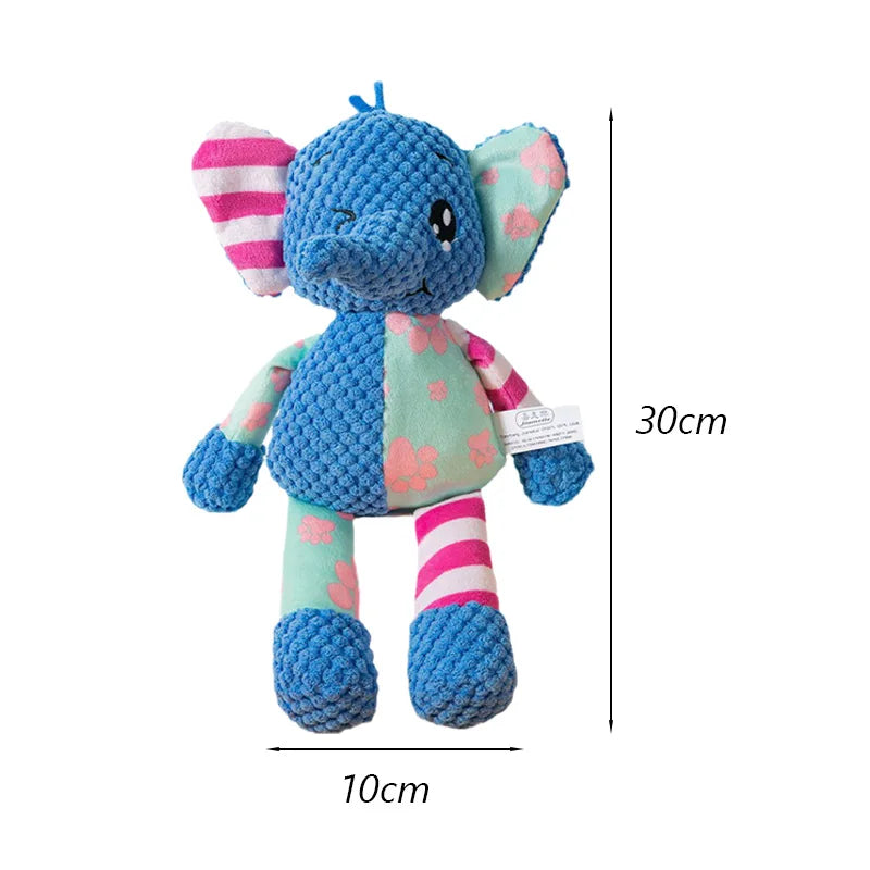 Cute Animals Plush Pet Toys for Small Dogs Squeaky Puppy Dog Chew Toy Clean Teeth mascotas Accessories Stuffed Shih Tzu Products