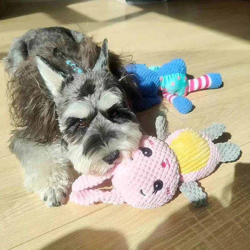Cute Animals Plush Pet Toys for Small Dogs Squeaky Puppy Dog Chew Toy Clean Teeth mascotas Accessories Stuffed Shih Tzu Products